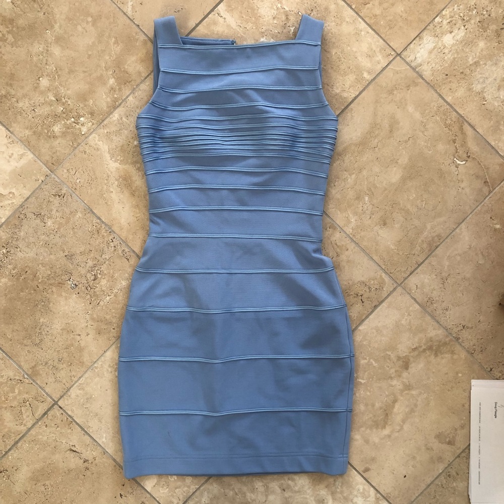 Tadashi light blue sheath dress small